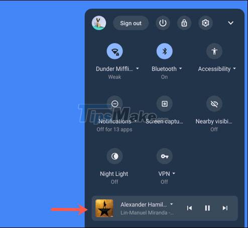How to pin the media-play control button assembly on a Chromebook Shelf Picture 2