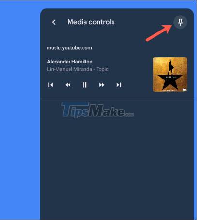 How to pin the media-play control button assembly on a Chromebook Shelf Picture 3