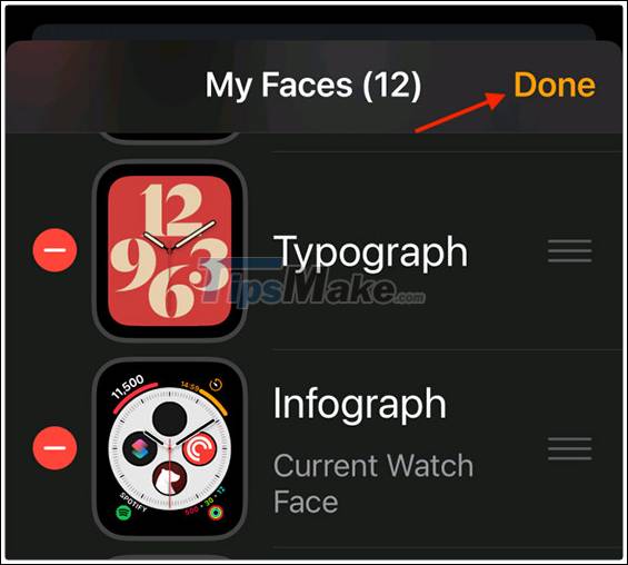 How to rearrange the order of the watch faces on Apple Watch Picture 11
