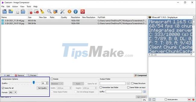 How to reduce the size of JPG files in Windows 10 Picture 3