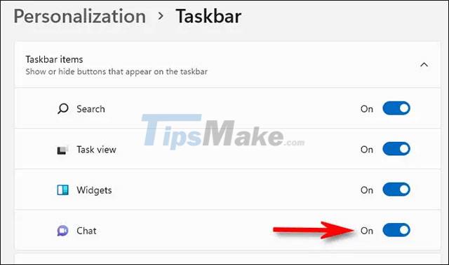 How to remove the 'chat' icon on the Windows 11 taskbar Picture 3