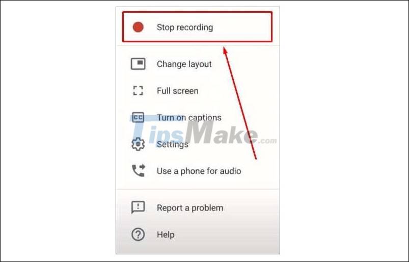 How to return or livestream with Google Meet Picture 5