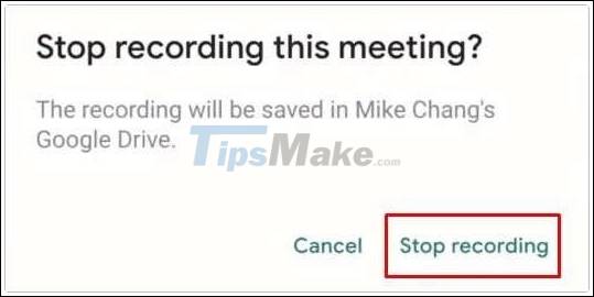 How to return or livestream with Google Meet Picture 6