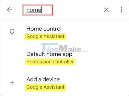 How to search for settings options in the Settings menu on Android Picture 5