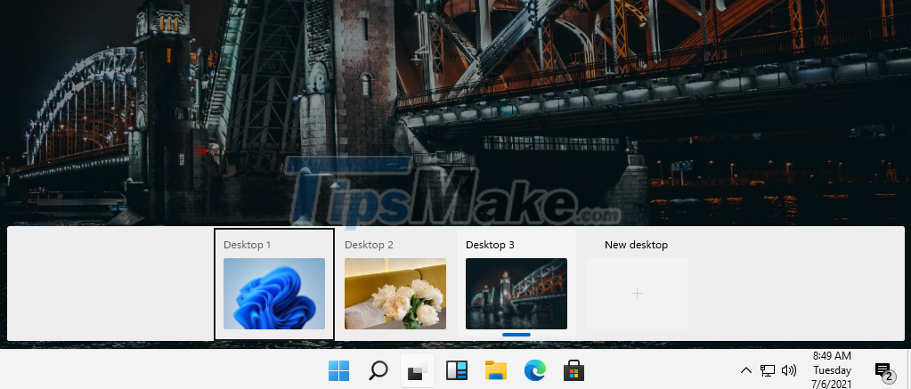How to set different wallpapers on Windows 11 Picture 7