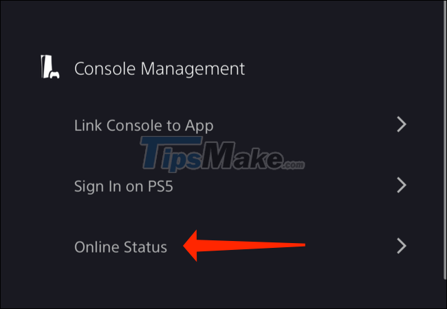 How to set offline status on PS5 Picture 6