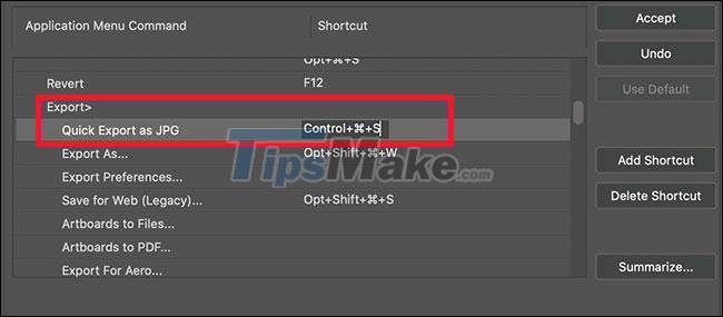 How to set up and use the Quick Export feature in Photoshop Picture 6