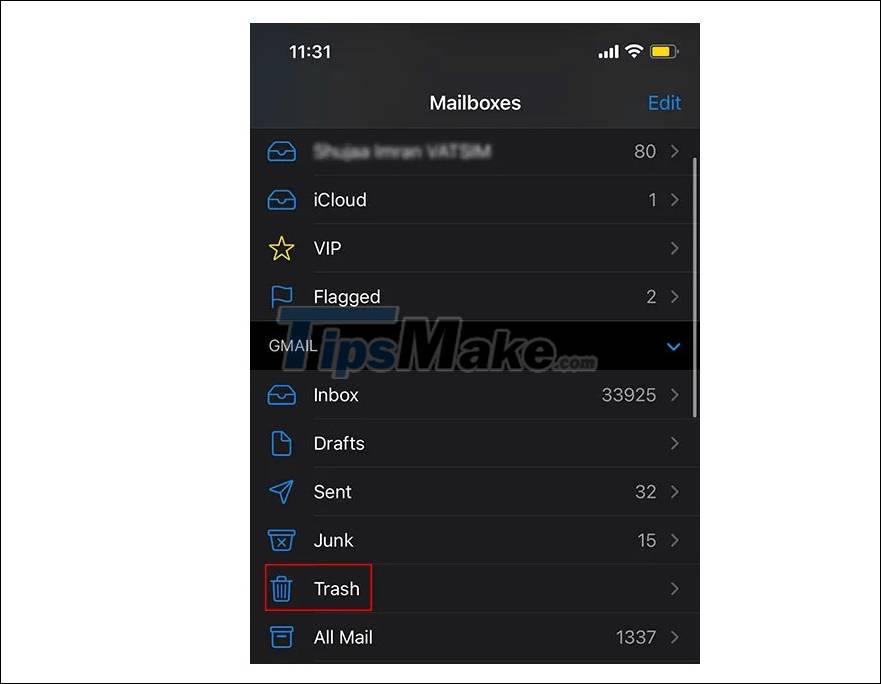 How to set up automatically delete emails from blocked sender on iPhone Picture 4