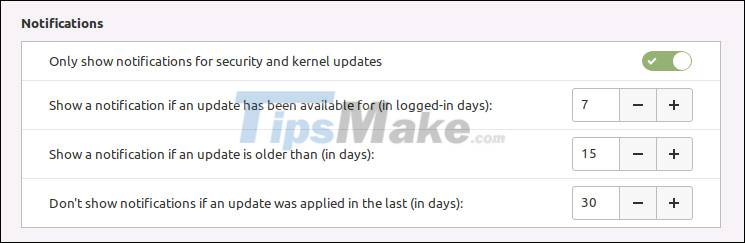 How to set up or disable Linux Mint update notifications Picture 3