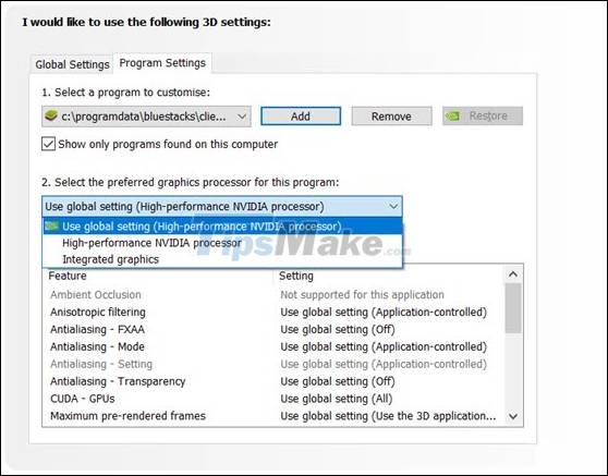 How to Setup automatically to use the discrete video card when using heavy software Picture 7