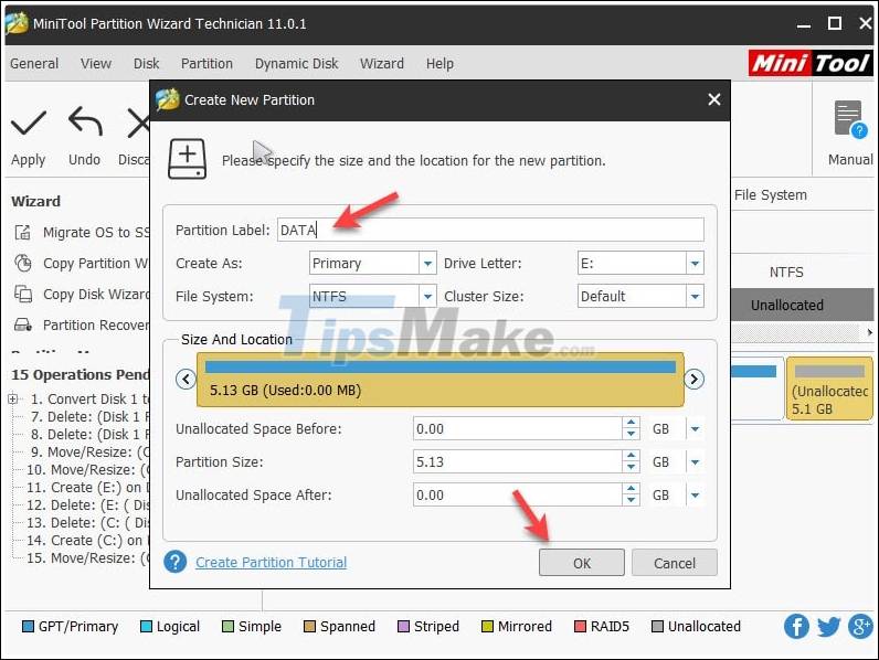 How to split hard drive, Set Active, Fix MBR before GHOST Picture 14