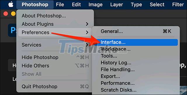 How to switch between light and dark background themes in Photoshop Picture 1