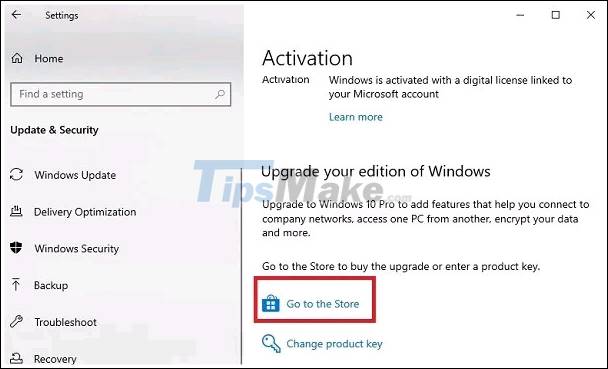 How to switch Windows 10 S to Windows 10 Home - TipsMake.com