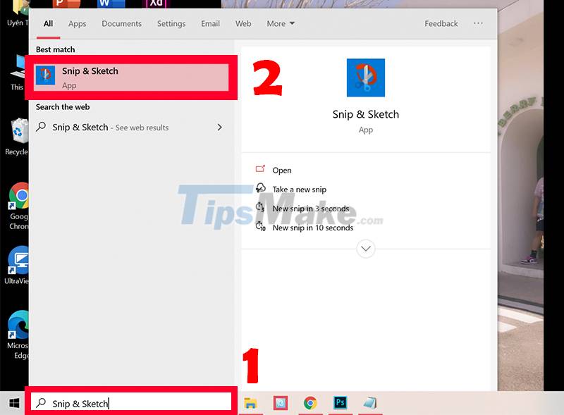 How to take screenshots, annotate images with Snip & Sketch on Windows 10 Picture 1