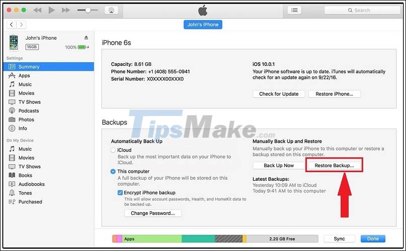 How to transfer messages from old iPhone to new iPhone Picture 6