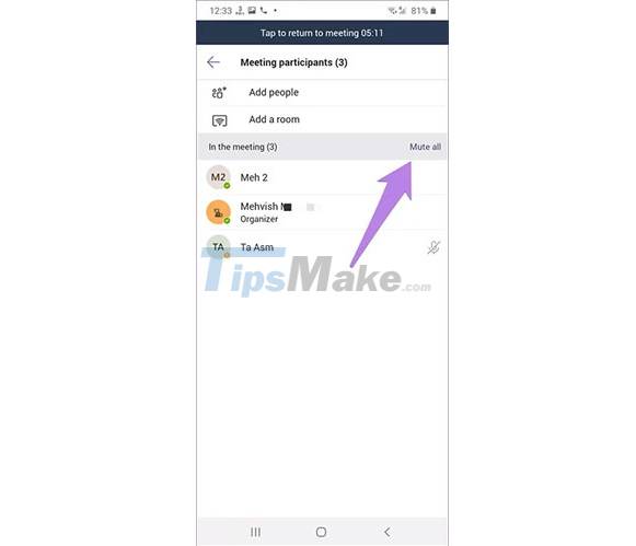 How to turn off mic in Microsoft Teams Picture 9
