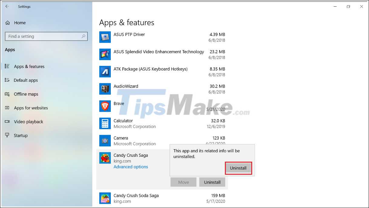 How To Uninstall Apps On Windows 10 And Fix Common Errors - TipsMake.com