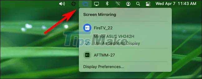 How to use Airplay (screen projection) on a Mac Picture 4