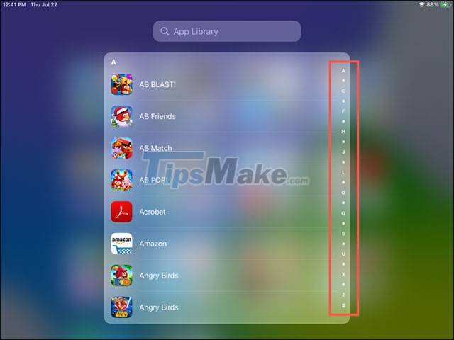 How to use App Library on iPad Picture 5