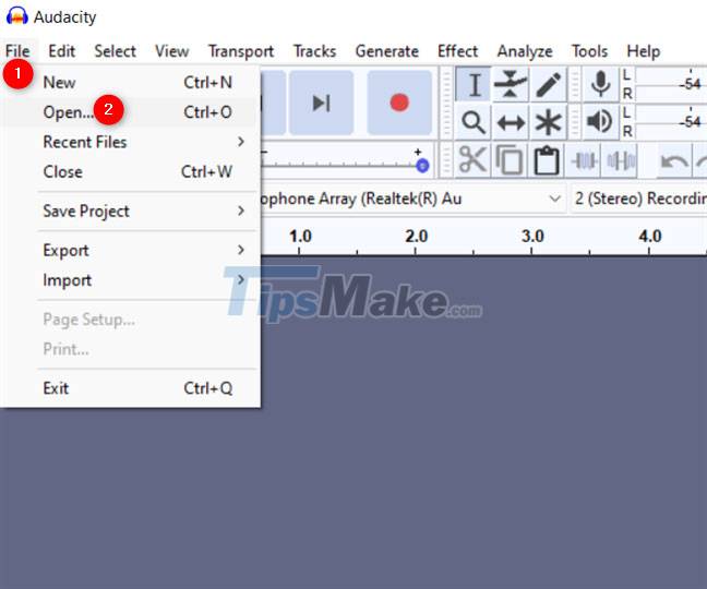 How to use Audacity to reverse audio in Windows Picture 4