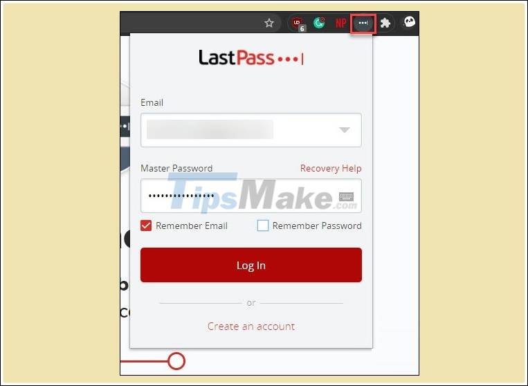 lastpass recover deleted site