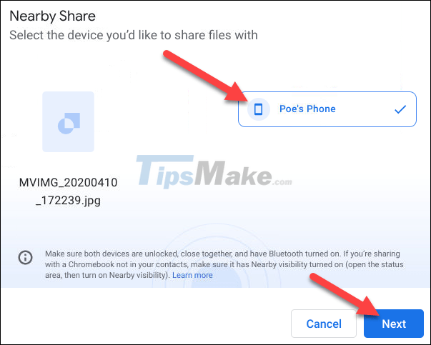 How to use Nearby Share on Chromebook Picture 12