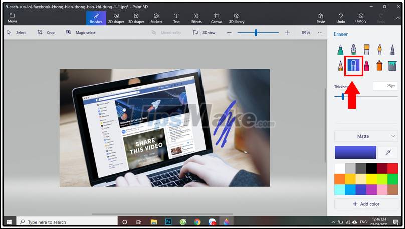 How to use Paint 3D to edit images Picture 10