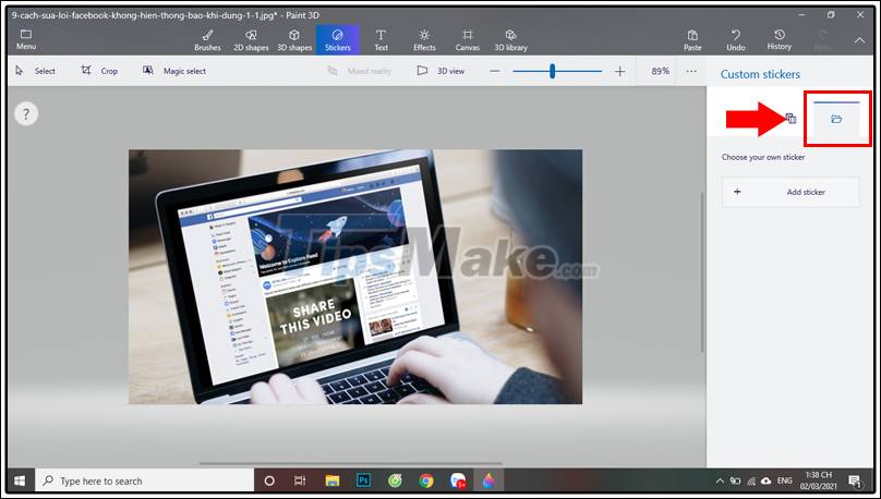 How to use Paint 3D to edit images Picture 15