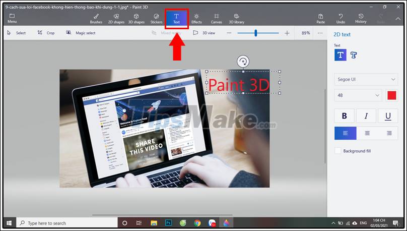 How to use Paint 3D to edit images Picture 16