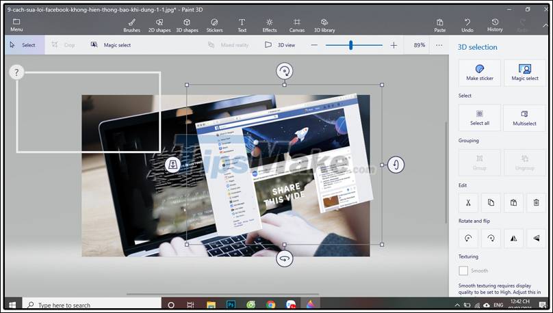 How to use Paint 3D to edit images Picture 8