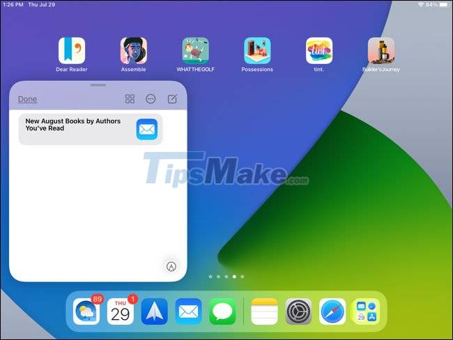 How to use Quick Note on iPad Picture 4