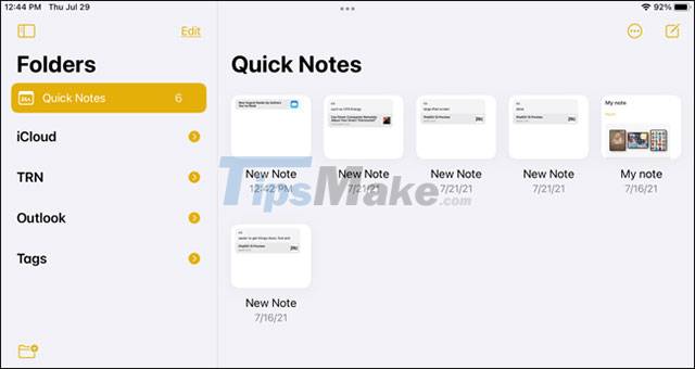 How to use Quick Note on iPad Picture 8