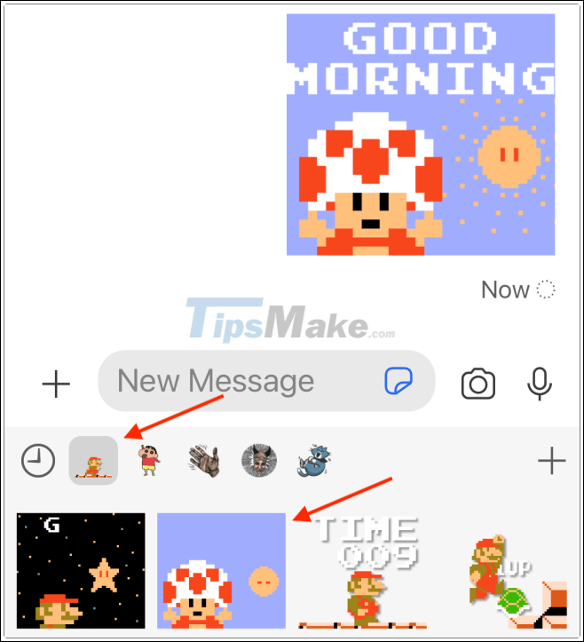 How to use stickers / stickers expressing emotions in Signal Picture 12