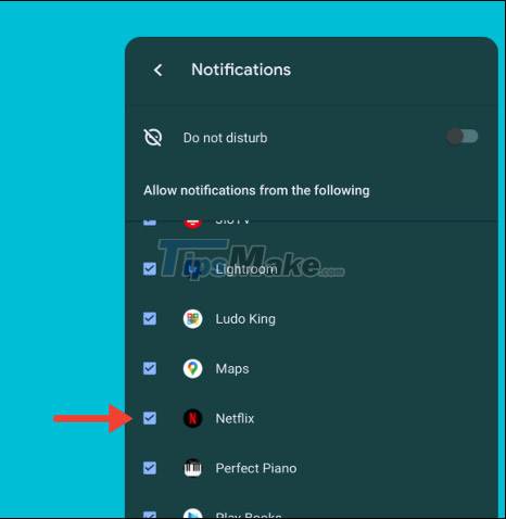 How to use the 'Do Not Disturb' feature to turn off notifications on Chromebooks Picture 5