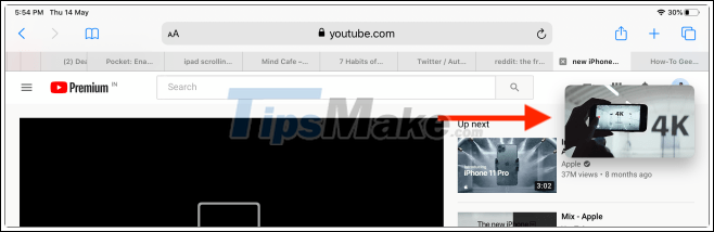 How to watch Youtube video in Picture-in-Picture mode on iPad Picture 5