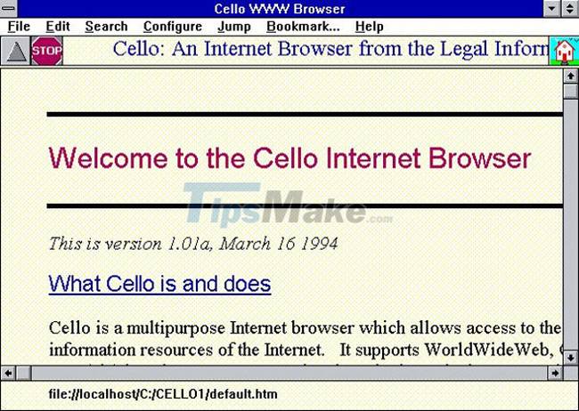 Image of the first day of web browsers 199x Picture 4