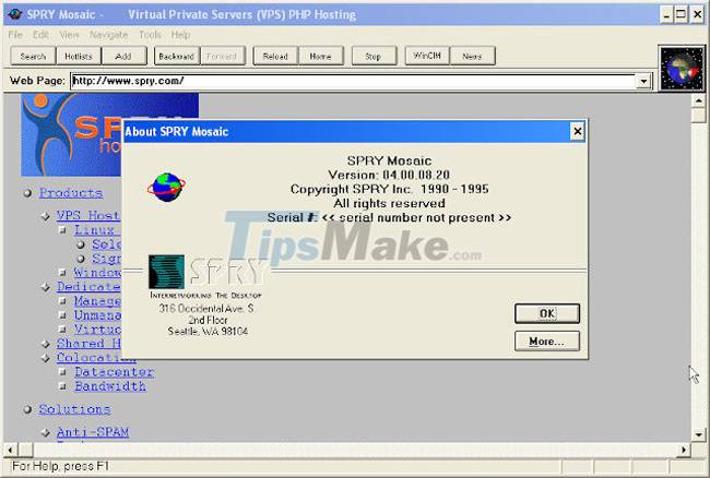 Image of the first day of web browsers 199x Picture 5