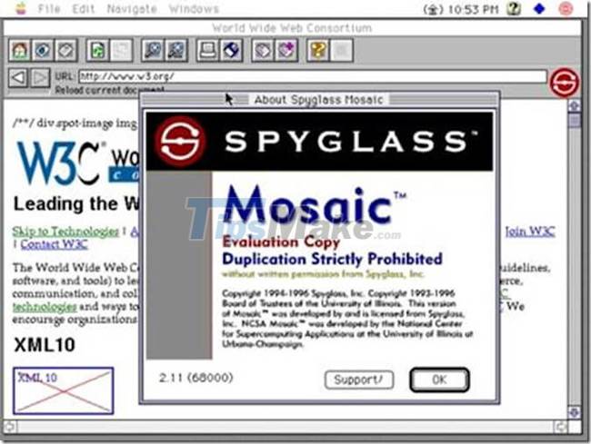 Image of the first day of web browsers 199x Picture 6