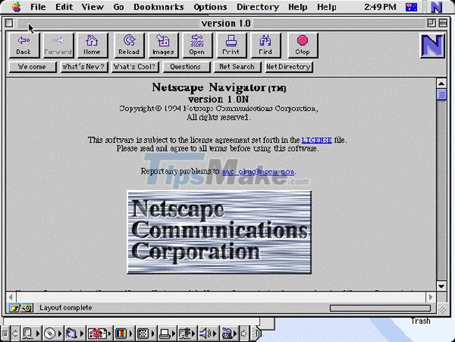 Image of the first day of web browsers 199x Picture 8