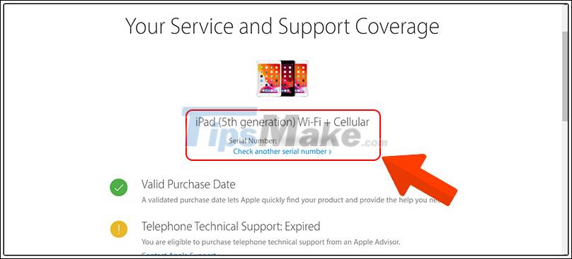 Instructions 2 ways to check IMEI iPad Picture 6