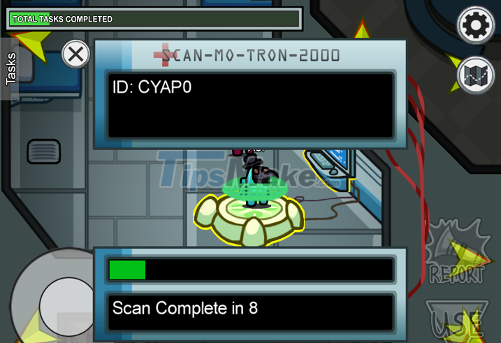 Instructions for doing the map quest The Skeld in Among Us Picture 11