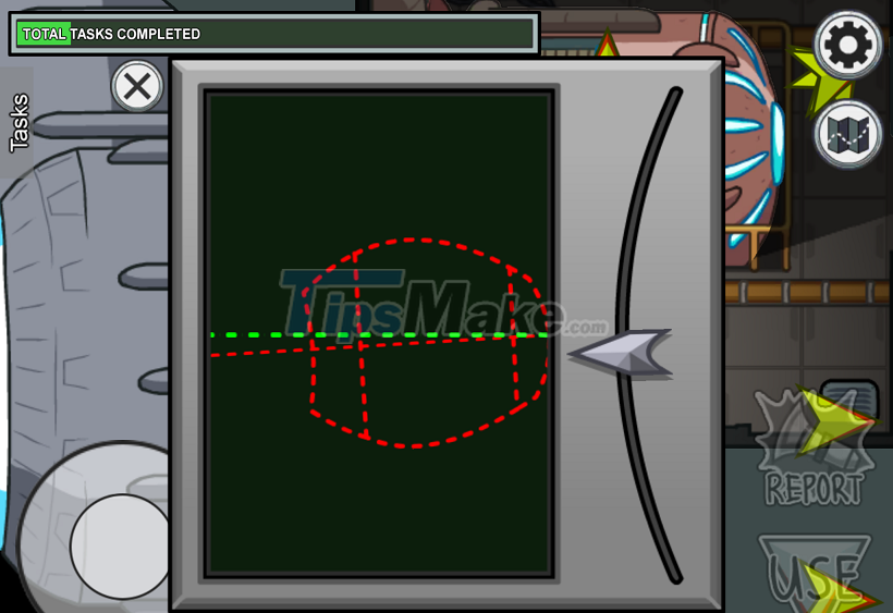 Instructions for doing the map quest The Skeld in Among Us Picture 2