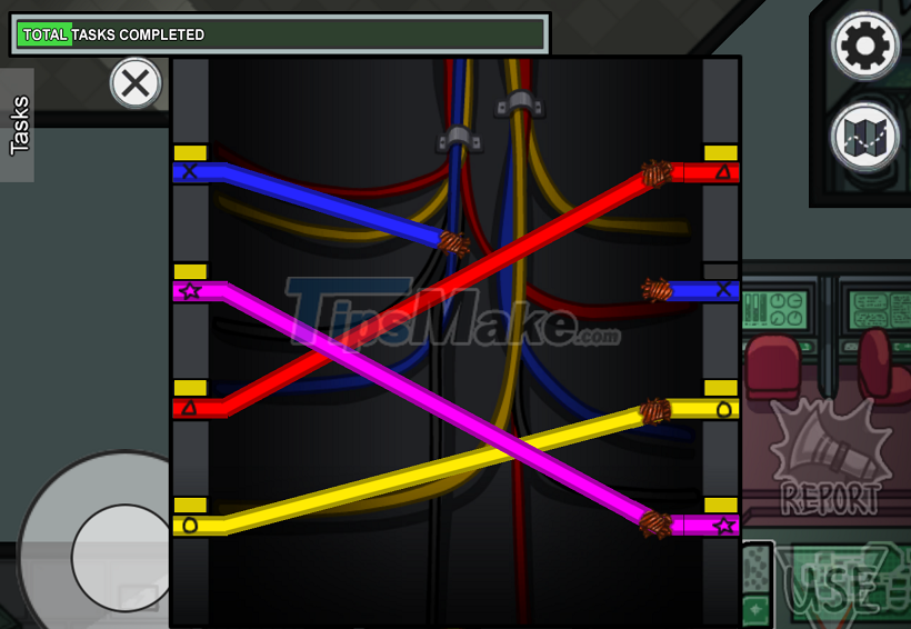 Instructions for doing the map quest The Skeld in Among Us Picture 6