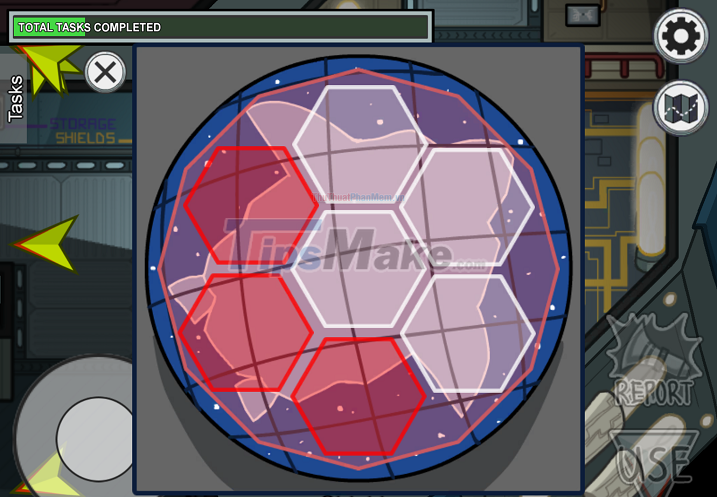 Instructions for doing the map quest The Skeld in Among Us Picture 9