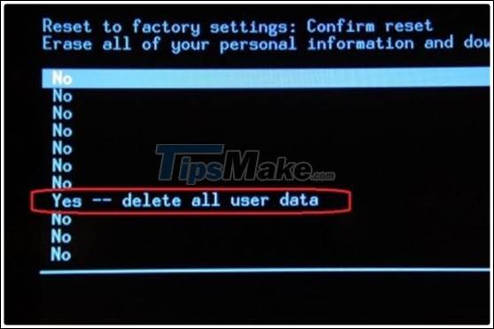 Instructions for unlocking and unlocking the Oppo screen when forgetting the password Picture 3