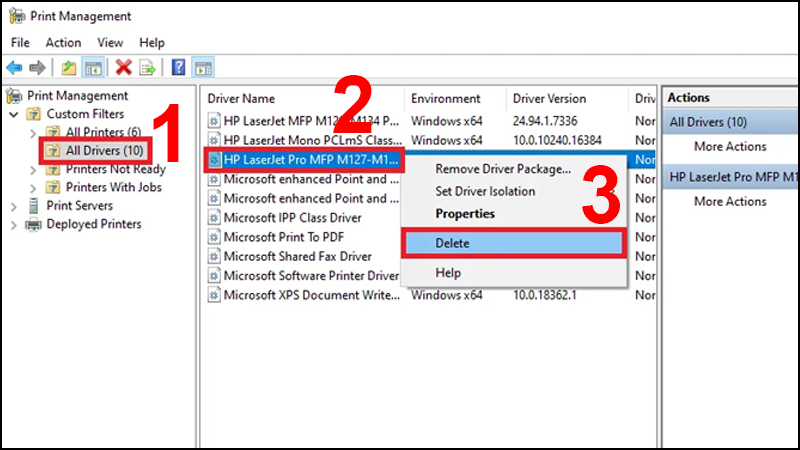 Instructions on how to fix the error of the computer not recognizing the printer Picture 6