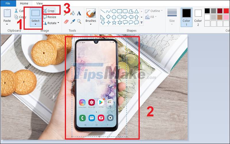 Instructions on how to use Paint to draw and edit images on the computer Picture 14