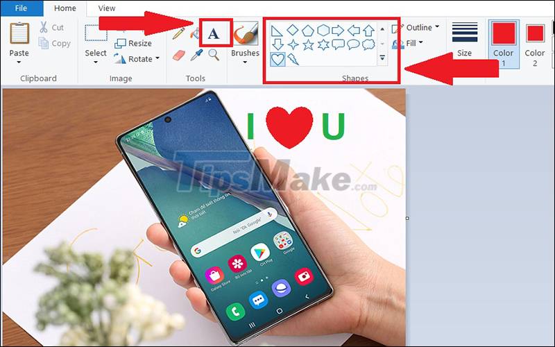 Instructions on how to use Paint to draw and edit images on the computer Picture 18