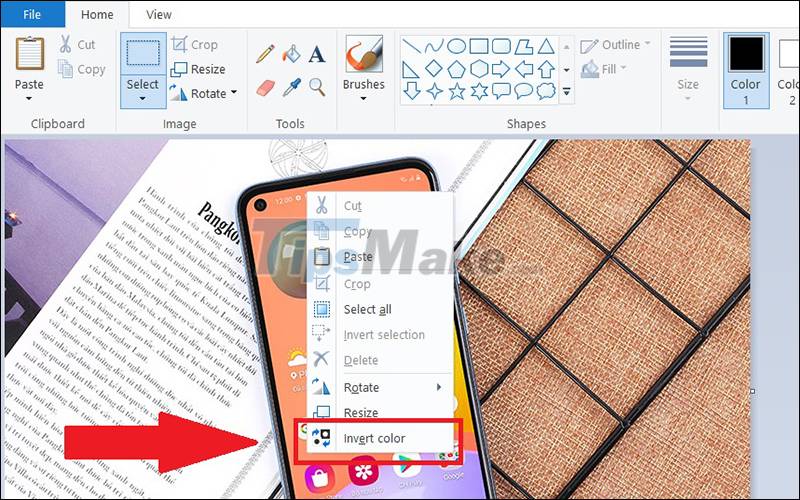 Instructions on how to use Paint to draw and edit images on the computer Picture 19