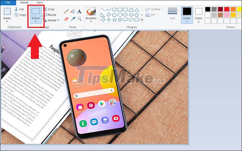 Instructions on how to use Paint to draw and edit images on the computer Picture 23